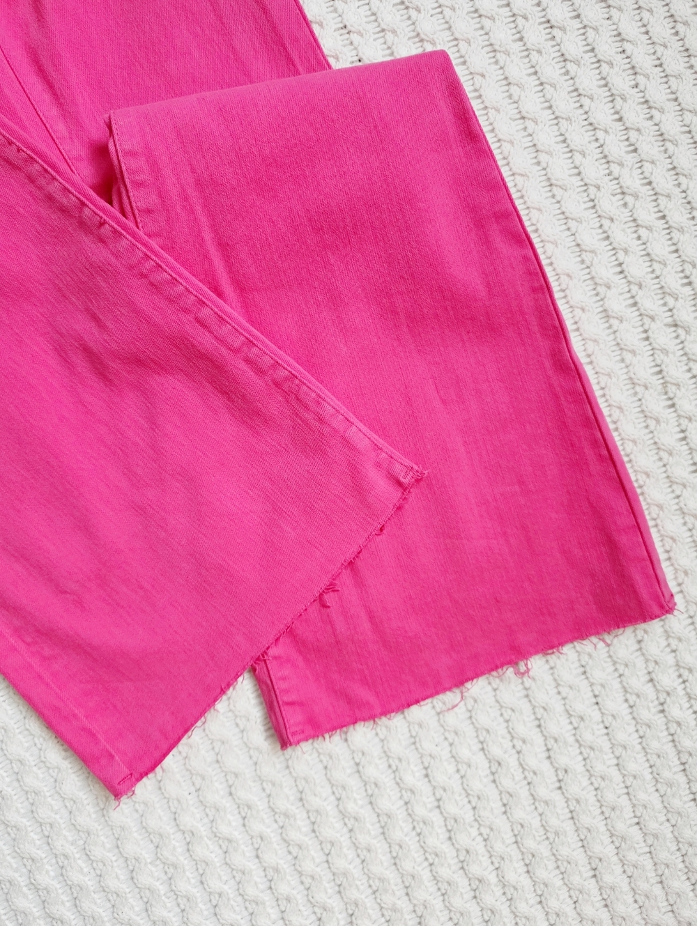 Judy Blue High Rise Garment Dyed Hot Pink Flare Jeans Stretch Barbie 7/28 NWT - Picture 7 of 7